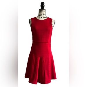 4.Collective Red Sleeveless Dress Size 6 Filly Lined